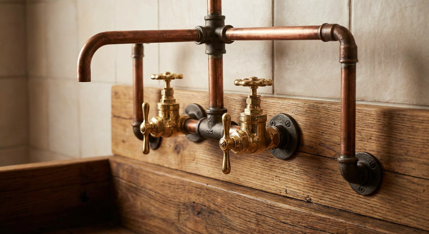 Vintage Plumbing Work